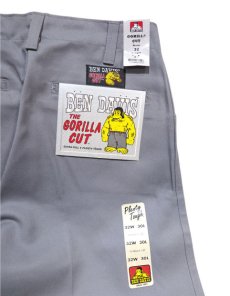 画像5: BEN DAVIS  "THE GORILLA CUT" Wide Work Pants　LIGHT GREY　size w 32 (5)