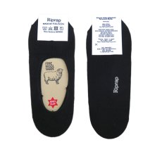 画像2: Riprap HALISON Nz MERINO "INVISIBLE SOCKS"　color : BLACK　size FREE (25~27cm) (2)