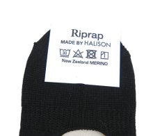 画像3: Riprap HALISON Nz MERINO "INVISIBLE SOCKS"　color : BLACK　size FREE (25~27cm) (3)