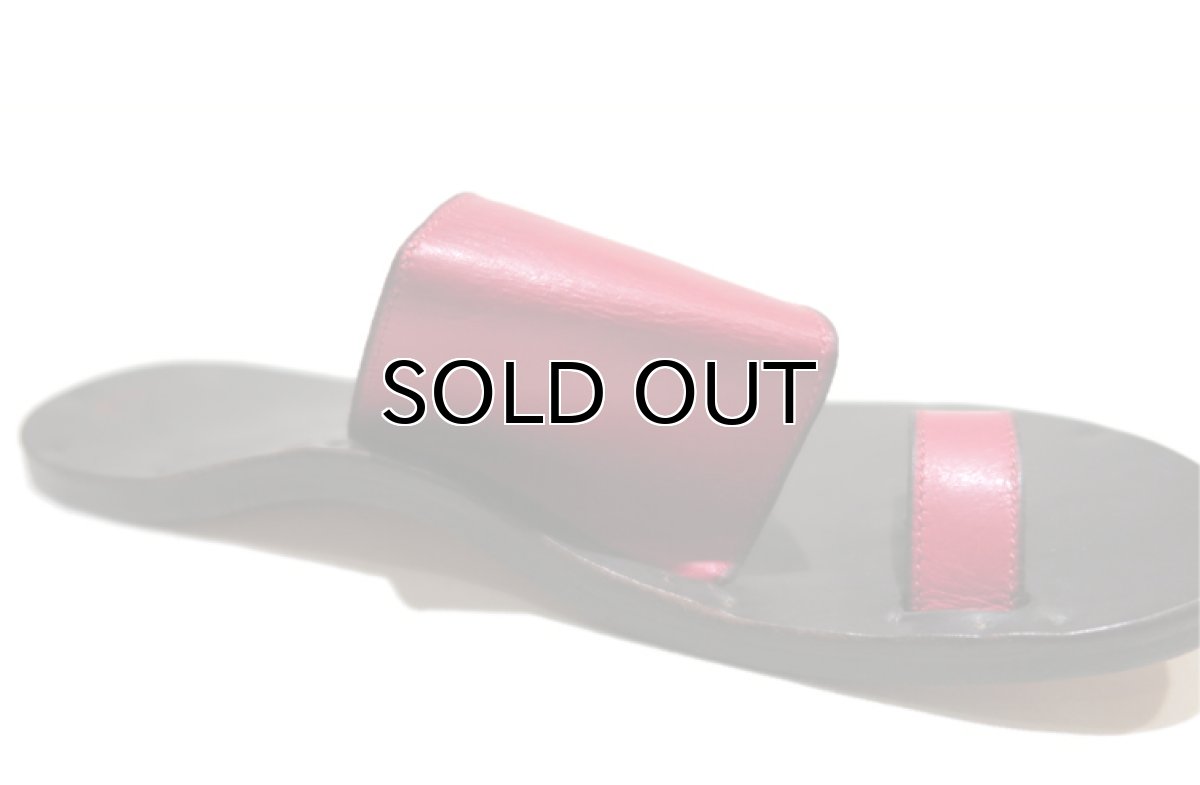 画像4: JUTTA NEUMANN "ALICE" Leather Sandal　ROSSO　size 10 D (4)