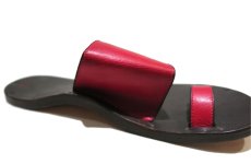 画像4: JUTTA NEUMANN "ALICE" Leather Sandal　ROSSO　size 10 D (4)