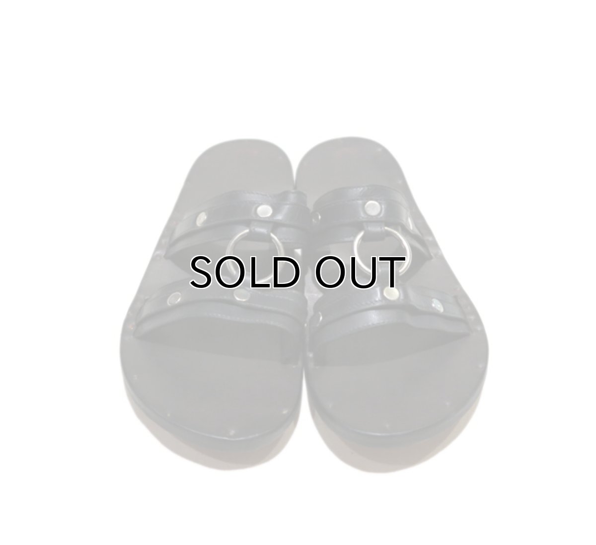 画像3: JUTTA NEUMANN "MICHAEL" Leather Sandal　BLACK　size 7 D (3)