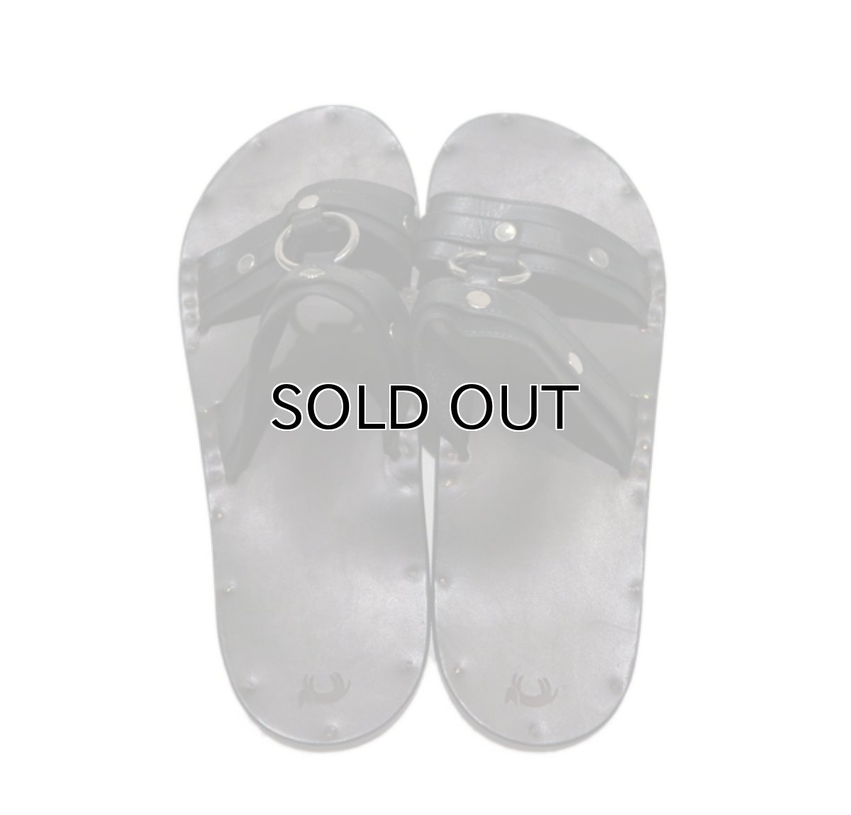 画像4: JUTTA NEUMANN "MICHAEL" Leather Sandal　BLACK　size 7 D (4)