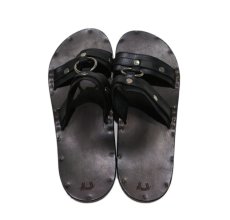 画像4: JUTTA NEUMANN "MICHAEL" Leather Sandal　BLACK　size 7 D (4)