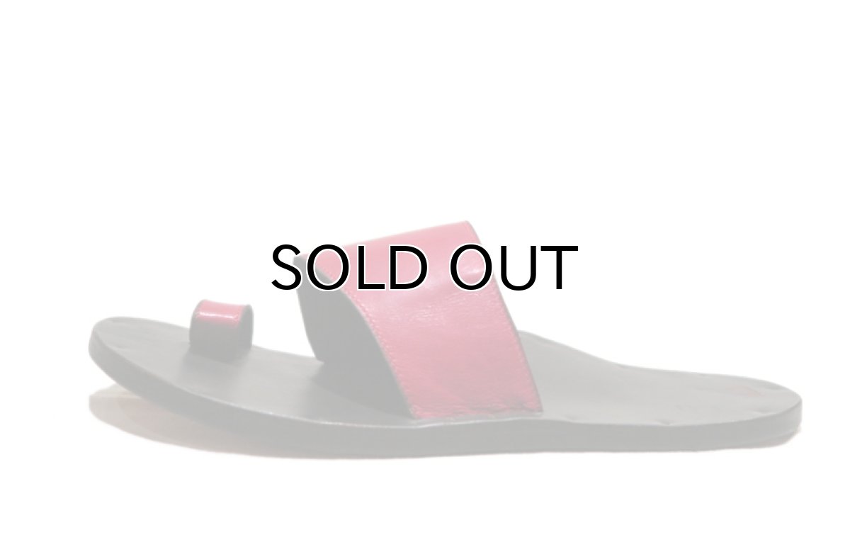 画像3: JUTTA NEUMANN "ALICE" Leather Sandal　ROSSO　size 10 D (3)