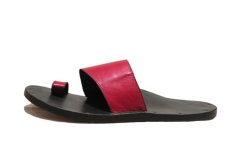 画像3: JUTTA NEUMANN "ALICE" Leather Sandal　ROSSO　size 10 D (3)