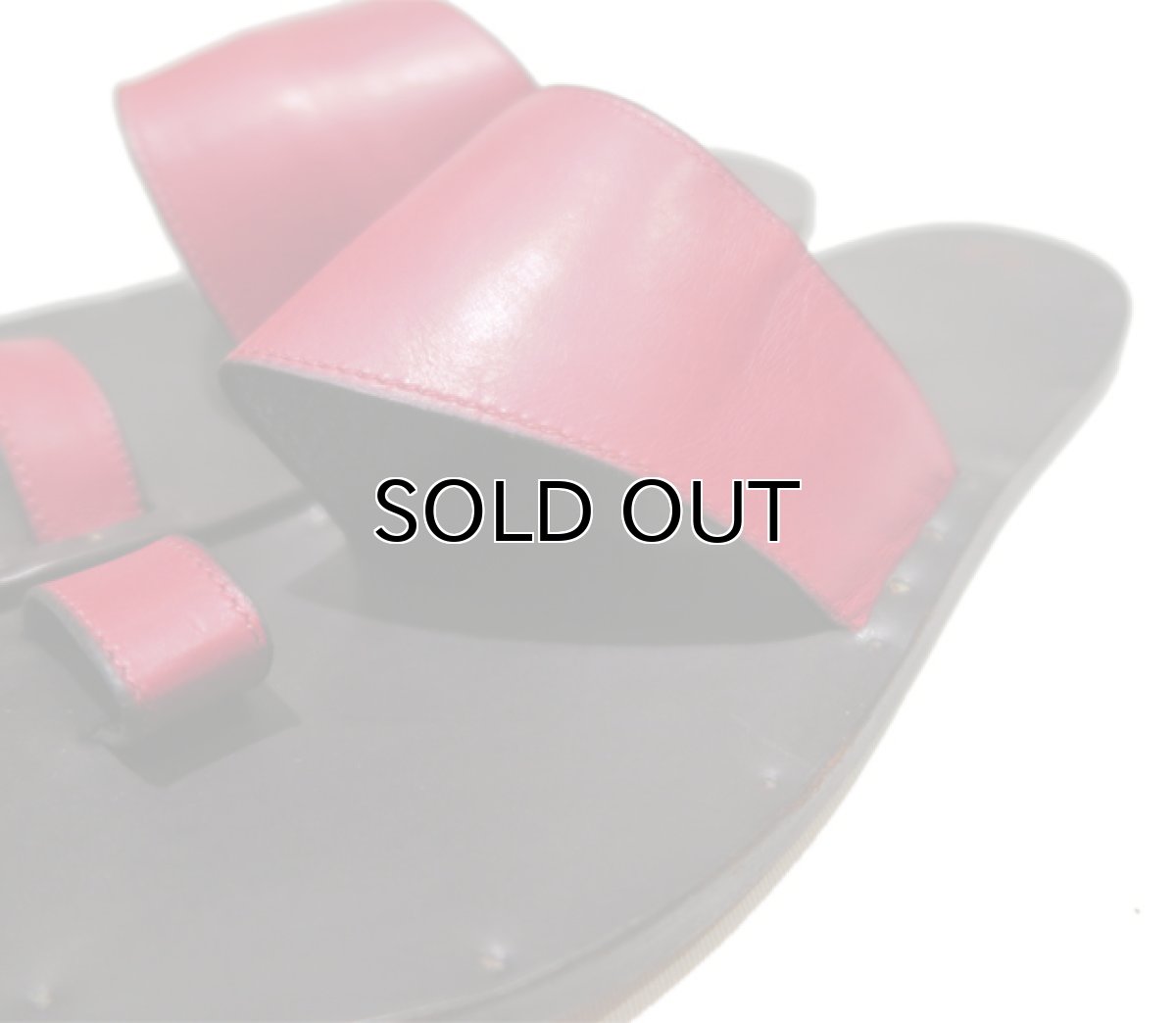 画像5: JUTTA NEUMANN "ALICE" Leather Sandal　ROSSO　size 10 D (5)