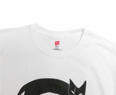 画像3: JUTTA NEUMANN Print T-Shirts　White / Black　size MEDIUM (3)