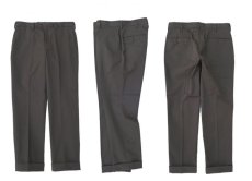 画像3: Riprap "No Tuck Slacks"　color : BROWN OLIVE　size : SMALL-SHORT, MEDIUM-SHORT  (3)