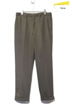 画像1: Riprap "No Tuck Slacks"　color : BROWN OLIVE　size : SMALL-SHORT, MEDIUM-SHORT  (1)