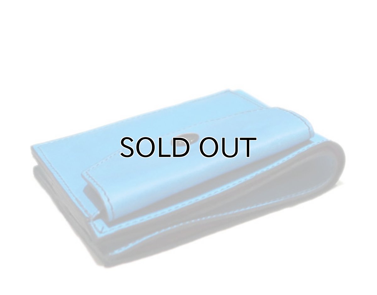 画像4: "JUTTA NEUMANN" Leather Wallet with Change Purse   color : Turquoise / Pink (4)