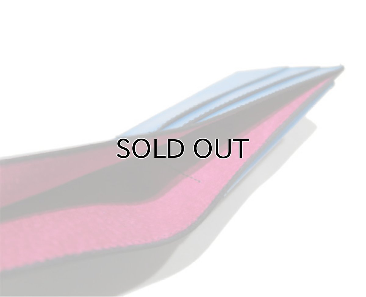 画像8: "JUTTA NEUMANN" Leather Wallet with Change Purse   color : Turquoise / Pink (8)