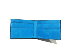 画像5: "JUTTA NEUMANN" Leather Wallet with Change Purse   color : Turquoise / Pink (5)