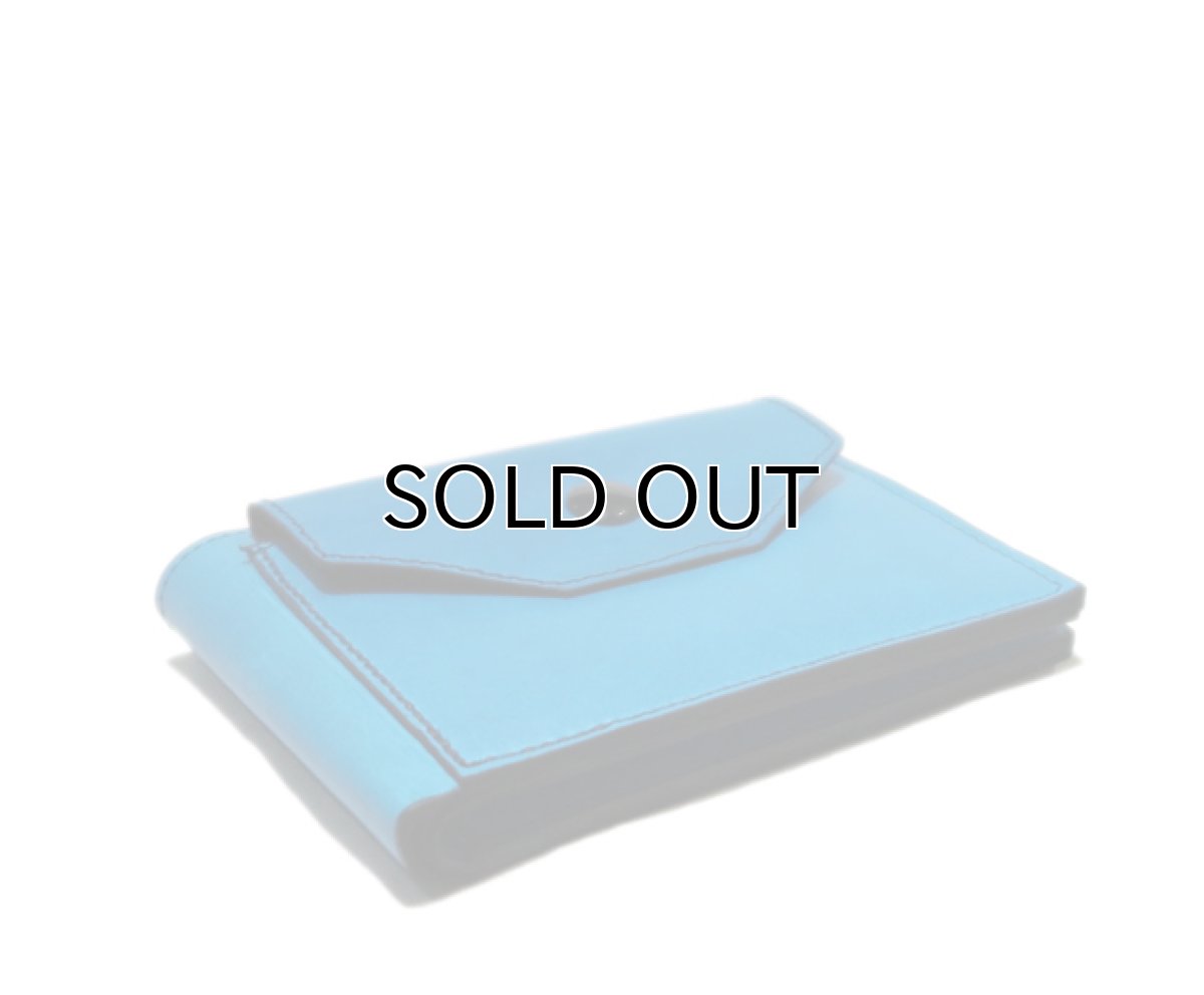 画像3: "JUTTA NEUMANN" Leather Wallet with Change Purse   color : Turquoise / Pink (3)