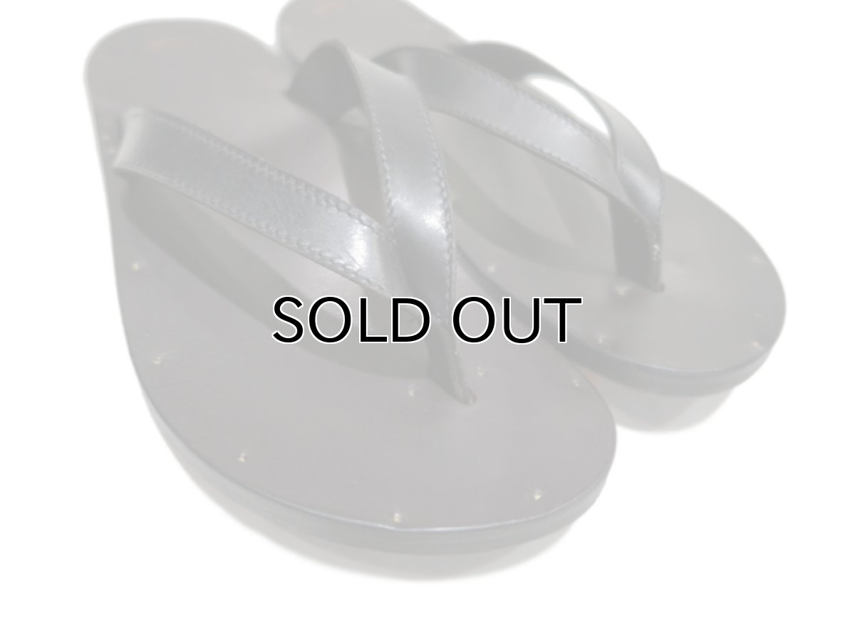 画像8: JUTTA NEUMANN "JAMES" Leather Sandal　BLACK　size 7 D, 8 D, 9 D, 10 D (8)