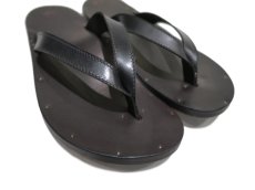 画像8: JUTTA NEUMANN "JAMES" Leather Sandal　BLACK　size 7 D, 8 D, 9 D, 10 D (8)