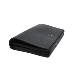 画像4: "JUTTA NEUMANN" Leather Wallet "the Waiter's Wallet"  color : Black / Purple 長財布 (4)