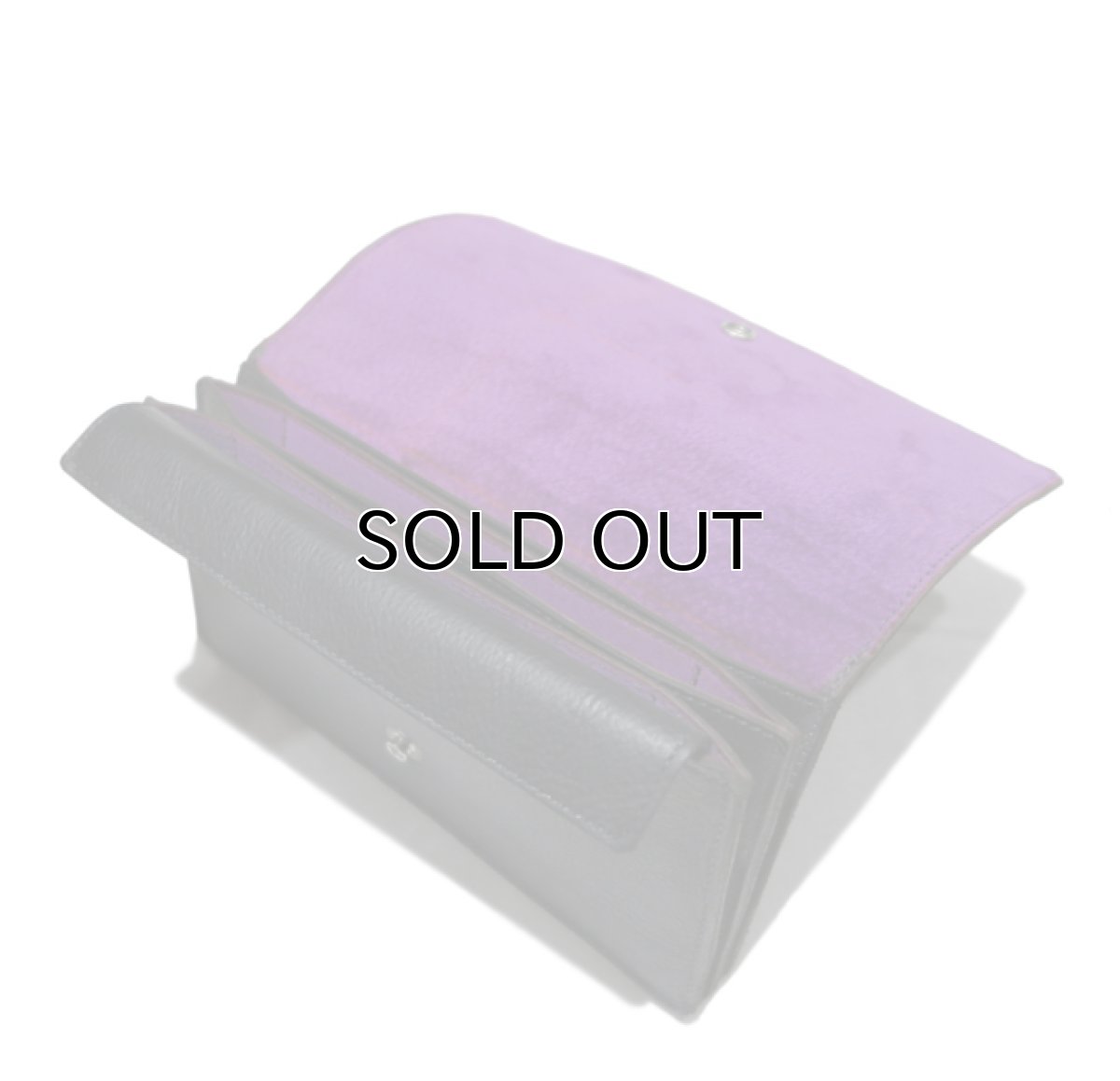 画像6: "JUTTA NEUMANN" Leather Wallet "the Waiter's Wallet"  color : Black / Purple 長財布 (6)