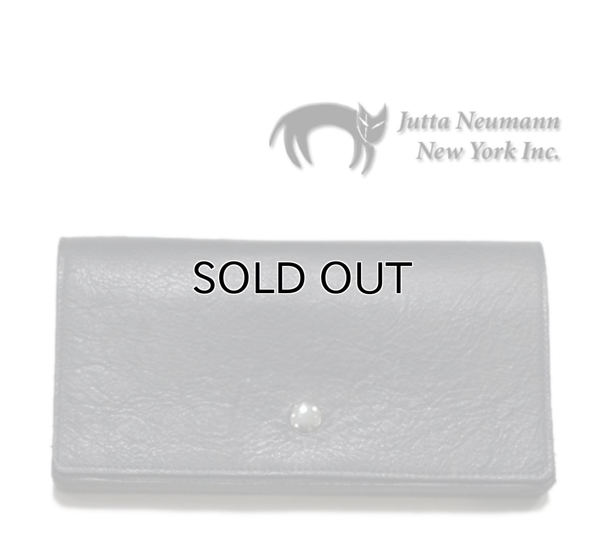 画像2: "JUTTA NEUMANN" Leather Wallet "the Waiter's Wallet"  color : Black / Purple 長財布 (2)