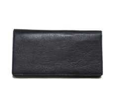 画像3: "JUTTA NEUMANN" Leather Wallet "the Waiter's Wallet"  color : Black / Purple 長財布 (3)