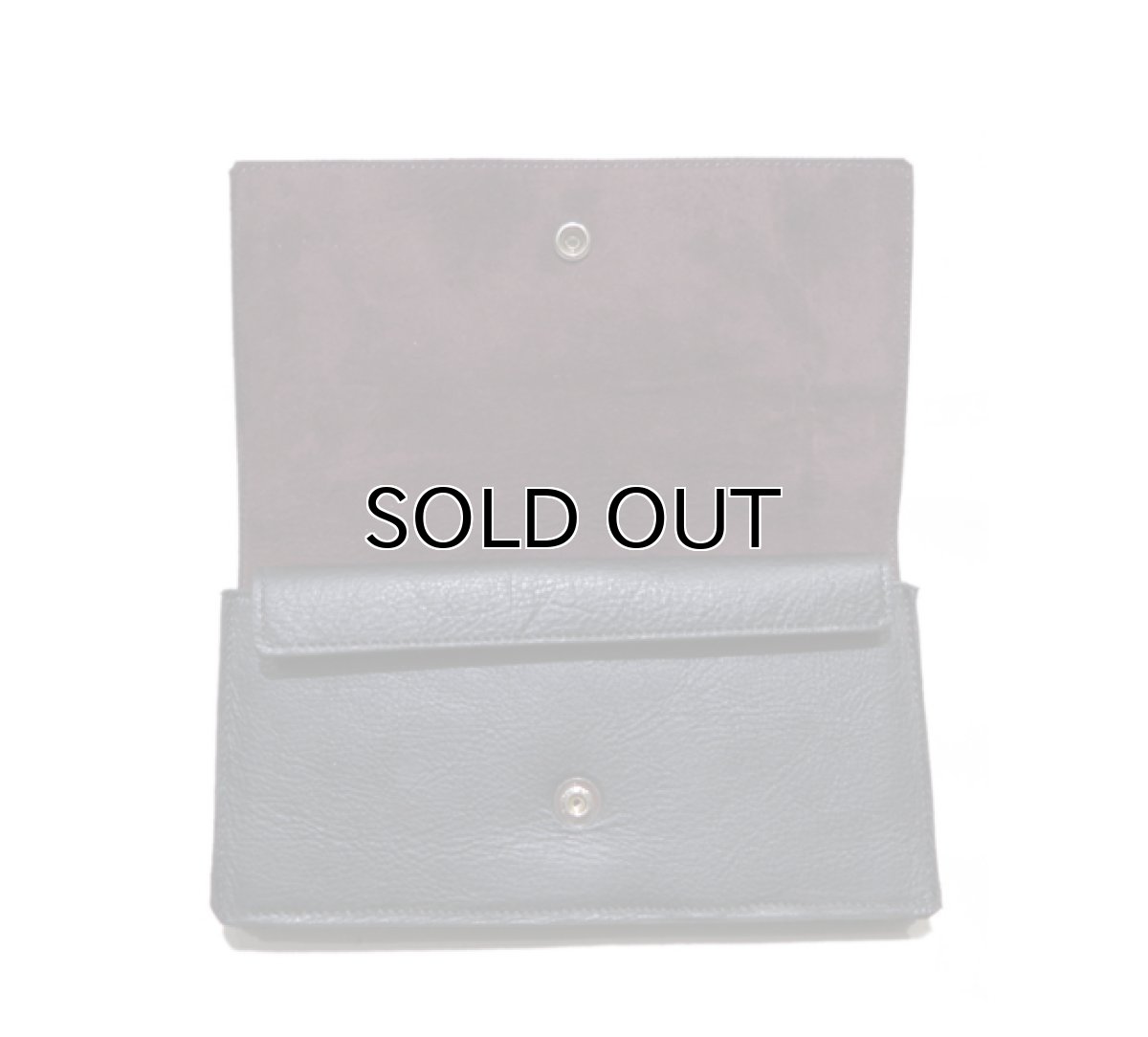 画像5: "JUTTA NEUMANN" Leather Wallet "the Waiter's Wallet"  color : Black / Brown 長財布 (5)