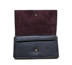 画像5: "JUTTA NEUMANN" Leather Wallet "the Waiter's Wallet"  color : Black / Brown 長財布 (5)