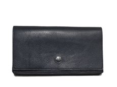 画像2: "JUTTA NEUMANN" Leather Wallet "the Waiter's Wallet"  color : Black / Brown 長財布 (2)