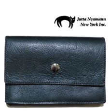 画像1: "JUTTA NEUMANN" Leather Wallet "the Waiter's Wallet" Medium Size　color : Patagonia / Deep Orange (1)