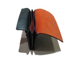 画像6: "JUTTA NEUMANN" Leather Wallet "the Waiter's Wallet" Medium Size　color : Patagonia / Orange (6)