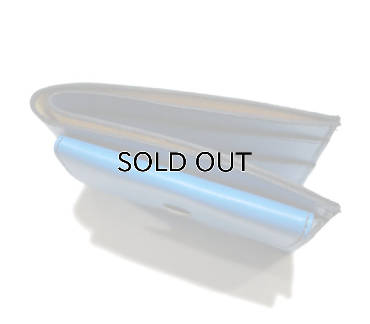 画像7: "JUTTA NEUMANN" Leather Wallet with Change Purse   color : Turquoise / Yellow (7)