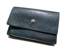 画像2: "JUTTA NEUMANN" Leather Wallet "the Waiter's Wallet" Medium Size　color : Patagonia / Orange (2)