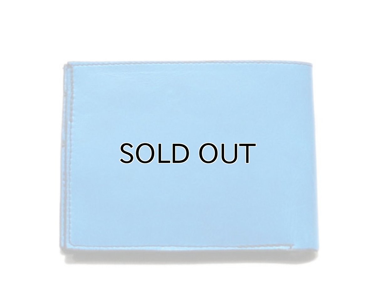 画像3: "JUTTA NEUMANN" Leather Wallet with Change Purse   color : Turquoise / Yellow (3)