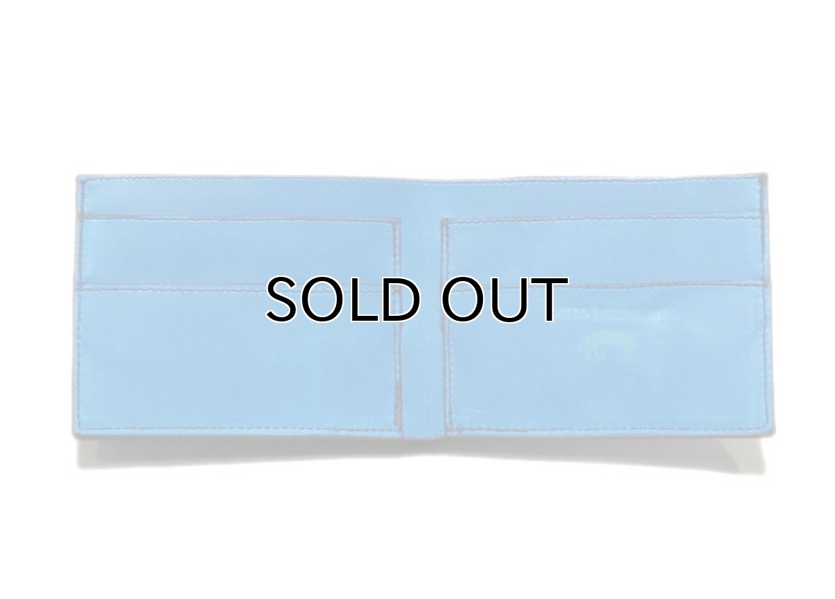 画像4: "JUTTA NEUMANN" Leather Wallet with Change Purse   color : Turquoise / Yellow (4)