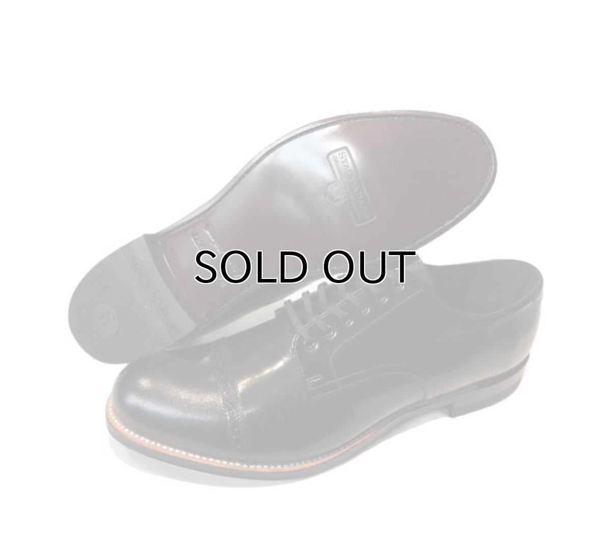 画像5: STACY ADAMS "MADISON LOW" Leather Shoes BLACK (5)