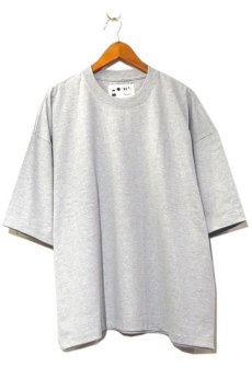 画像1: Note and Pen the poem ノートとペン "Short Length Tee"　GREY　one size (1)