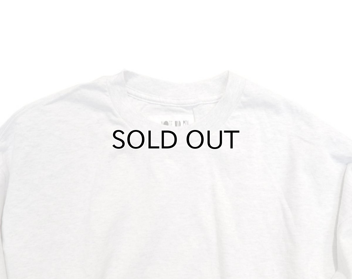 画像3: Note and Pen the poem ノートとペン "Short Length Tee" ASH GREY one size (3)