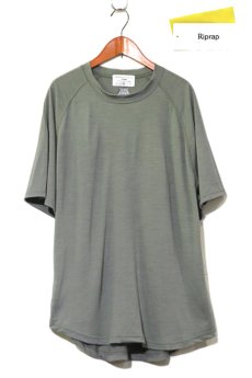 画像1: Riprap "CONVERSION OF FREE TEE" 　color : OLIVE　size : LARGE (1)