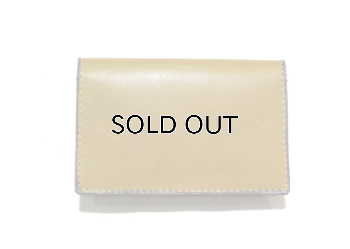 画像3: "JUTTA NEUMANN" Leather Card Case with Change Parse　color : Mustard / Brick Red (3)