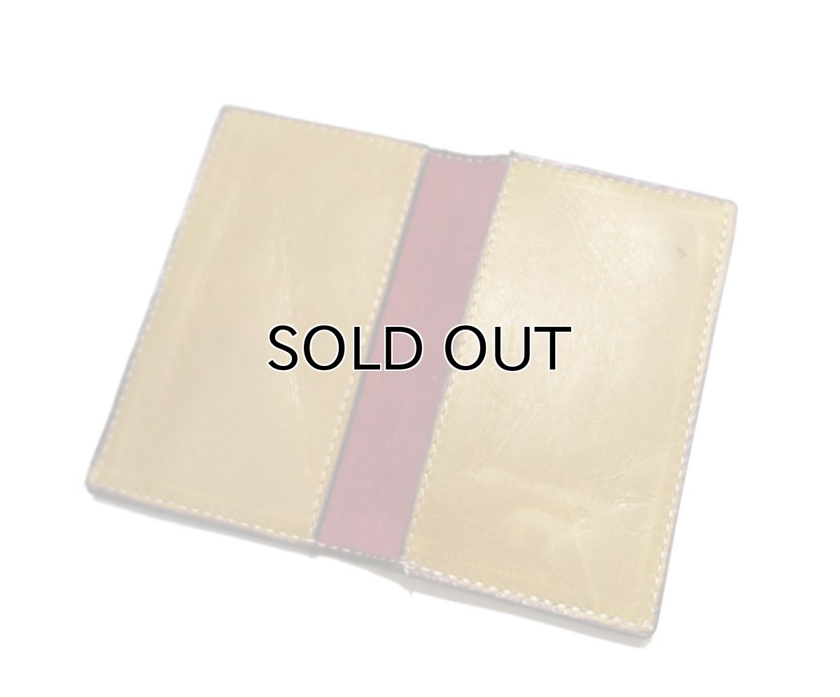 画像9: "JUTTA NEUMANN" Leather Card Case with Change Parse　color : Mustard / Brick Red (9)