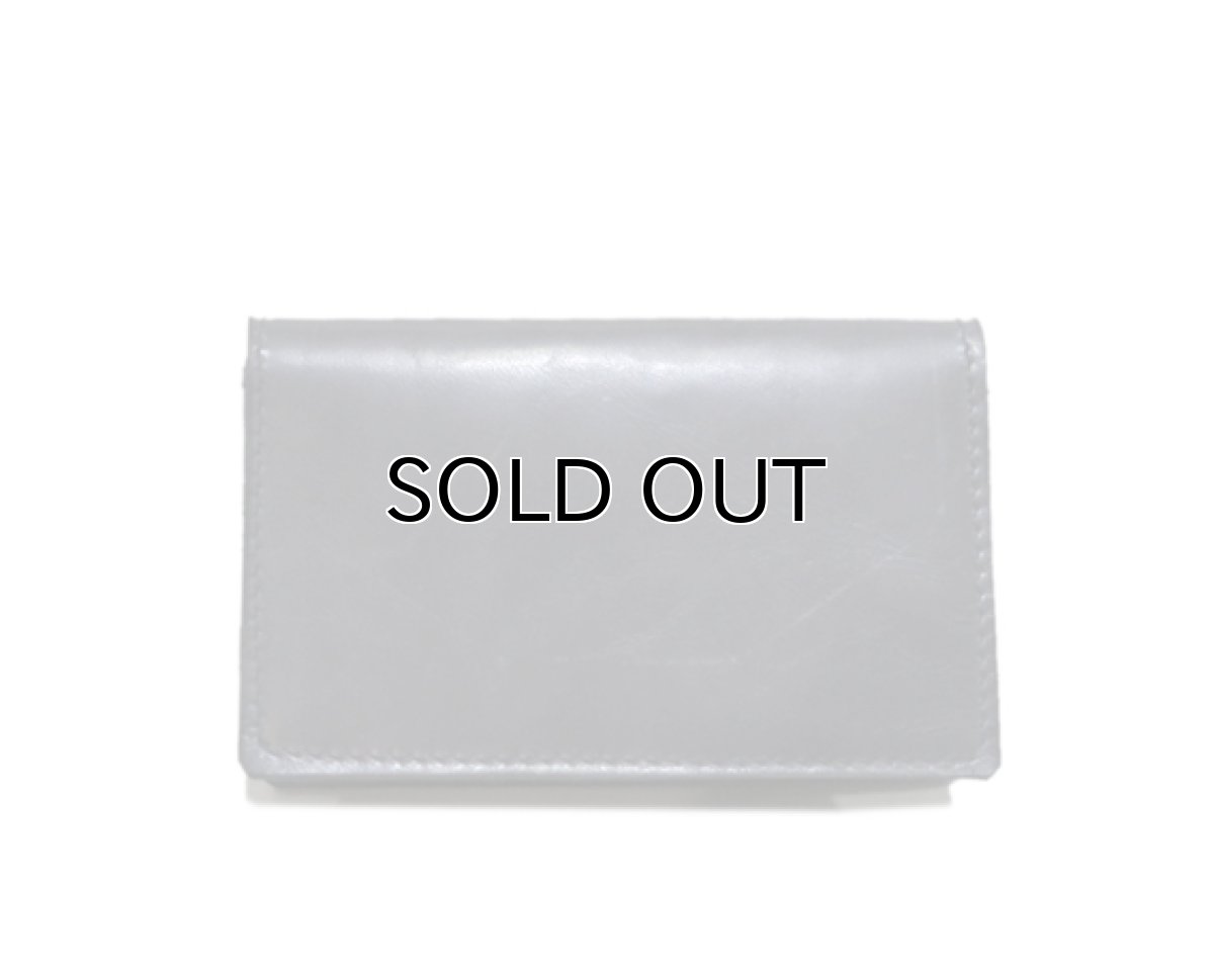 画像3: "JUTTA NEUMANN" Leather Card Case with Change Parse color : Charcoal / Yellow Green (3)