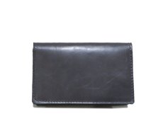 画像3: "JUTTA NEUMANN" Leather Card Case with Change Parse　color : Charcoal / Yellow Green (3)