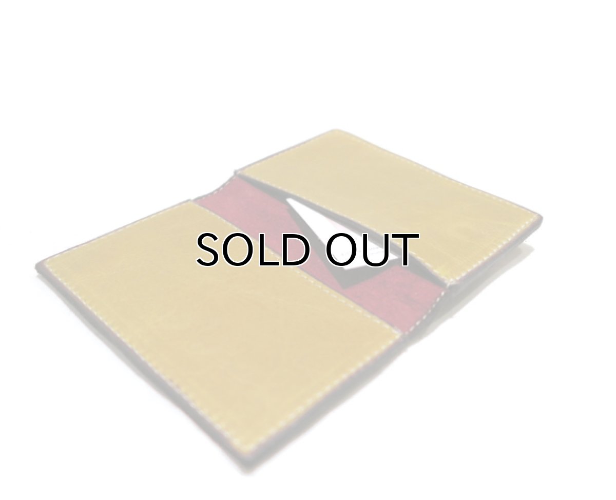 画像7: "JUTTA NEUMANN" Leather Card Case with Change Parse　color : Mustard / Brick Red (7)