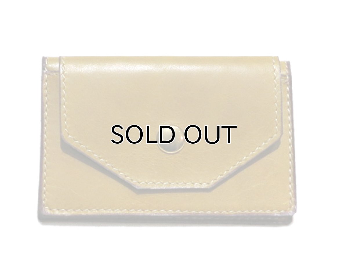 画像2: "JUTTA NEUMANN" Leather Card Case with Change Parse　color : Mustard / Brick Red (2)