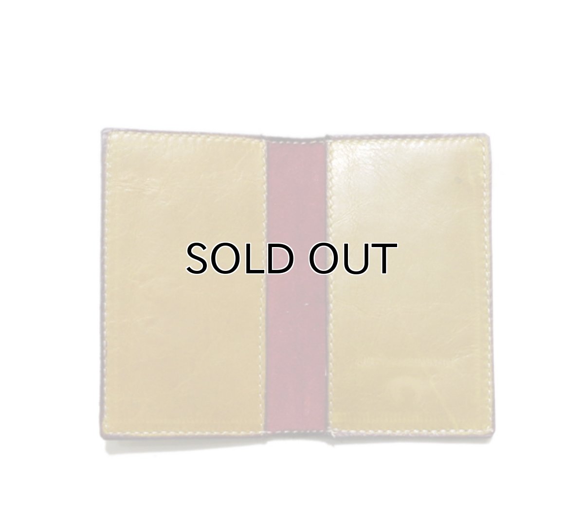 画像6: "JUTTA NEUMANN" Leather Card Case with Change Parse　color : Mustard / Brick Red (6)