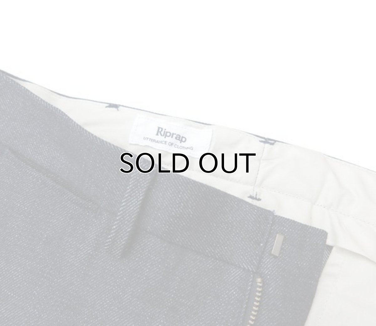 画像8: Riprap "DENIM NO TUCK SLACKS" color : INDIGO size : LARGE-REGULAR (8)