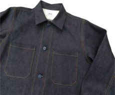 画像4: Riprap "DENIM SHIRTS WITH CERAMIC BUTTON" 　color : INDIGO　size : MEDIUM (4)