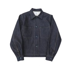 画像2: Riprap "DENIM SHIRTS WITH CERAMIC BUTTON" 　color : INDIGO　size : MEDIUM (2)