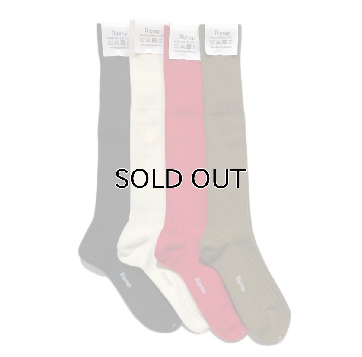画像5: Riprap "NZ MERINO LONG HOSE SOCKS" color : CHERRY size FREE (25~27cm) (5)