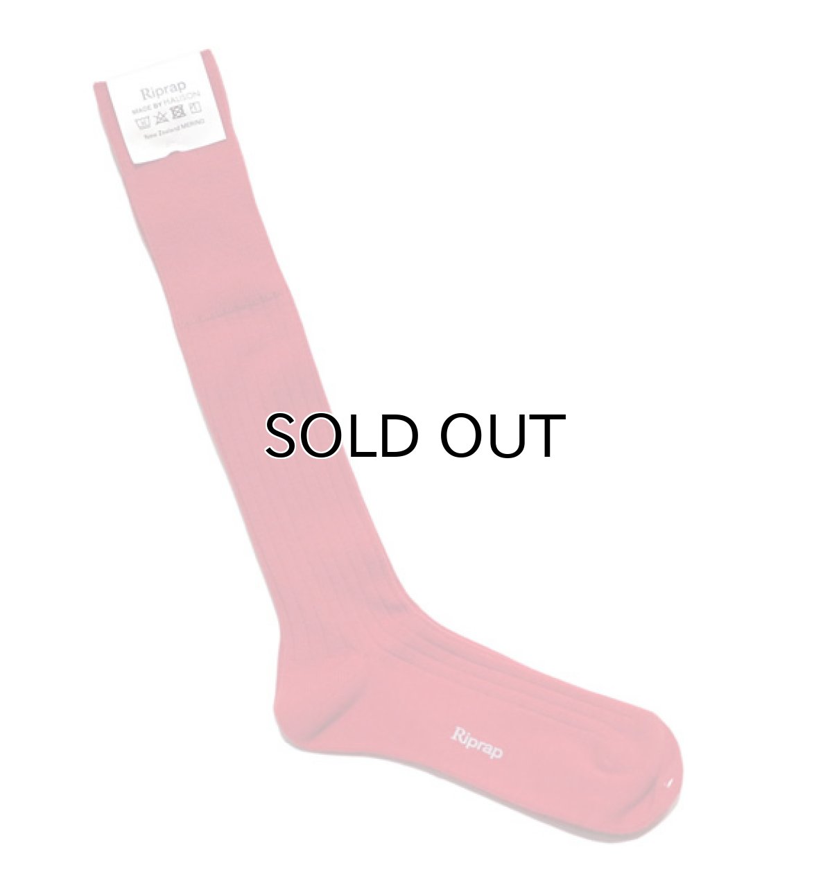 画像2: Riprap "NZ MERINO LONG HOSE SOCKS" color : CHERRY size FREE (25~27cm) (2)