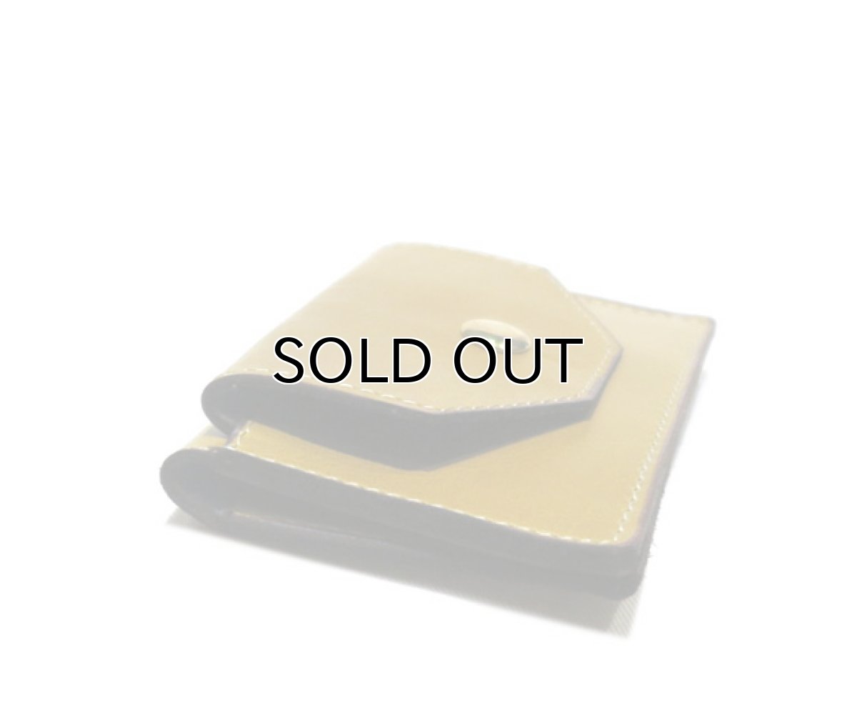 画像4: "JUTTA NEUMANN" Leather Card Case with Change Parse　color : Mustard / Dusty Blue (4)